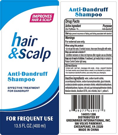 Image Of Label (Anti Dandruff  Shampoo)